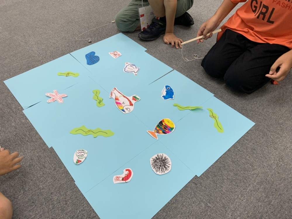 こどもプラザ遊びの時間「魚釣りゲーム」